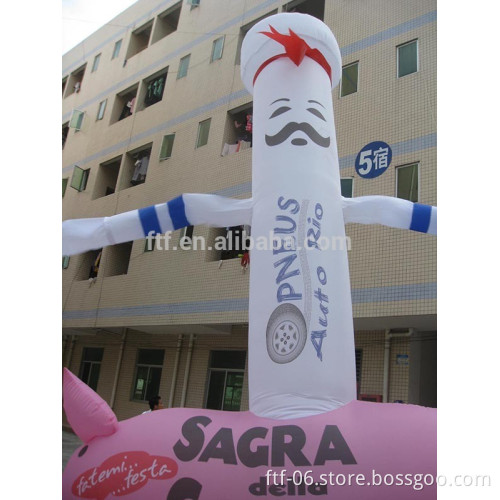 Lovely inflatable sky dancer for cook